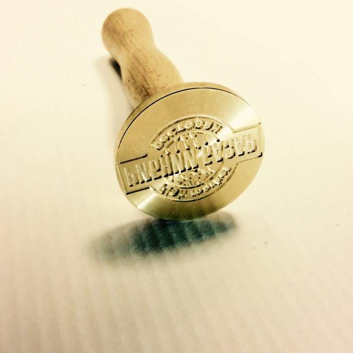 Оттиск индивидуальный под сургуч 35 мм Рыбный базар 2