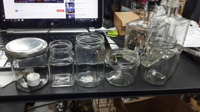 Купить банка стеклянная бочковидная необычная 220 мл 