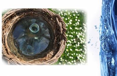 Сулея в корзине 25 л