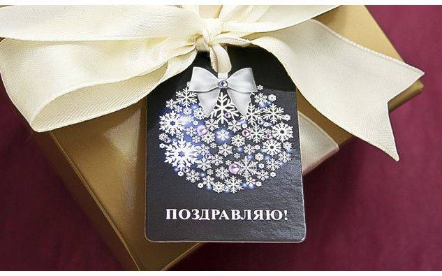 Открытка для декорирования Новогодний шар