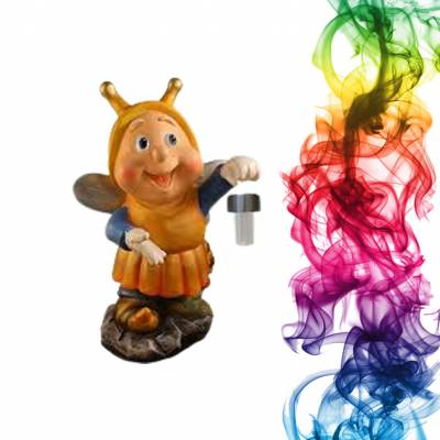 Садовая фигура купить Букашка с фонарем высота 25 см Кентавр