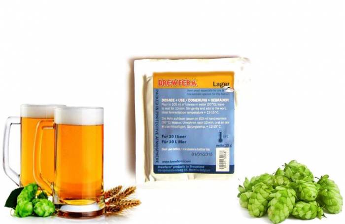 Купити Купити Пивные дрожжи Brewferm Lager 12 грамм Пройсс в Україні в Україні