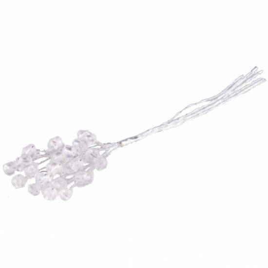 Купити Купити Бриллиантовые булавки c головками из страз, диаметр 4 мм радужные на серебре   в Україні в Україні