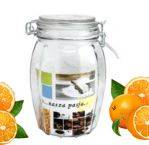 Банка с бугельным замком 1100мл Очиток