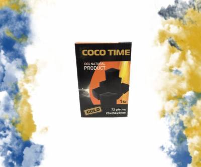 Кокосовый уголь CocoTime GOLD 1кг