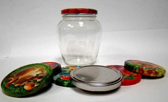 Стеклянная банка под мёд Флорида 720 мл 1