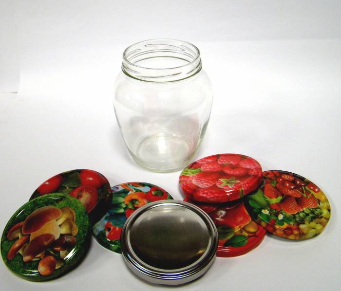 Стеклянная банка под мёд Флорида 720 мл 1