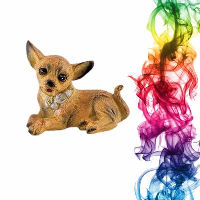 Садовая фигура купить Той терьер высота 18 см туя