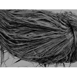 Рафия натуральная черная 1 кг