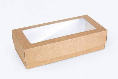 Купить Коробочка Пикардия песочная с окошком