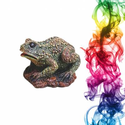 Садовая фигура купить Жаба болотная высота 12 см магнолия
