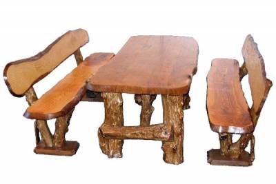 Деревянный стол и лавка «Танеев»