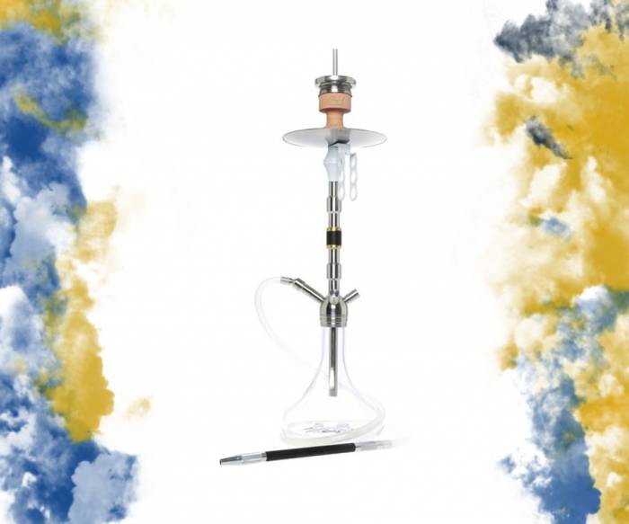 Кальян AMY Hookah (Германия) AMY Deluxe Dark Steel SS 06