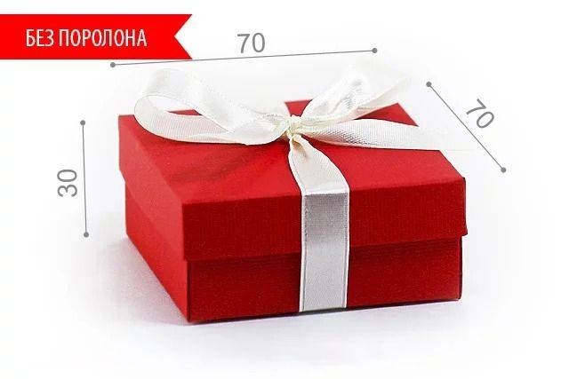 Коробка для бижутерии / ювелирки красная Большой Шантар