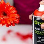Купити Купити Floralife Aqua Color Spray 400ml Широкая площадь покрытия ,практически без запаха.Для работы с цветами и растениями ярко-желтый в Україні в Україні