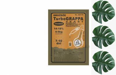 Спиртовые дрожжи TurboGRAPPA 120 грамм Дебки