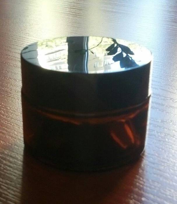 Косметическая баночка из синего стекла Харт 50 мл 1 1