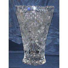 Хрустальная ваза для цветов "Чешская" малая