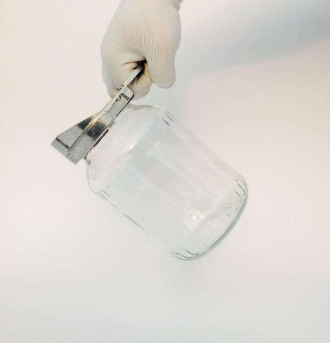 Дюралевое сливное устройство с ручкой Грондо под банки СКО и твист