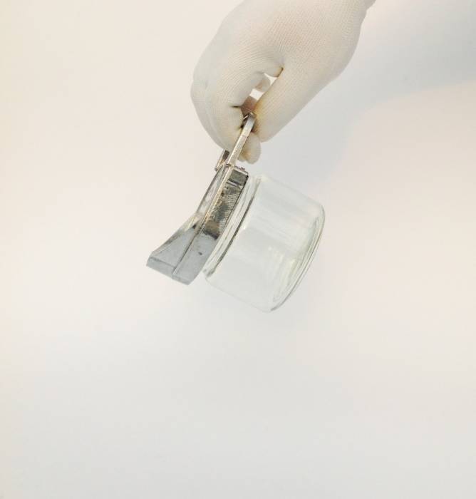 Дюралевое сливное устройство с ручкой Грондо под банки СКО и твист