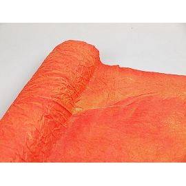 Бумага брижованная с напылением красная