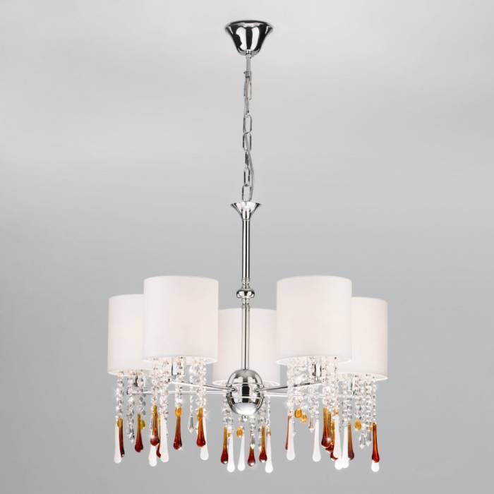 Купити Купити Купить Подвесная люстра с хрусталем Bogate's Glamour 300/5 Strotskis Булавала в Україні в Україні