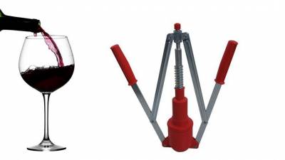 Ручная укупорка для винной пробки размеров  23-24 мм Dmax 50 мм., сжатие до 16 мм, Италия 2