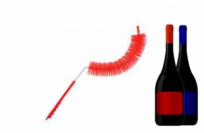 Изогнутая щетка для баллонов и бочек 80см Тембр