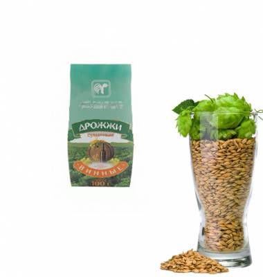 Дріжджі винні 100 г «Берііл»