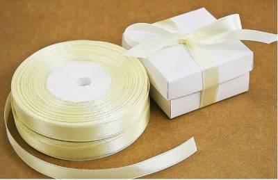 Лента цвета шампань, ширина 12 мм