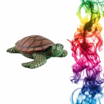 Садовая фигура купить Черепаха морская высота 14 см яблоня