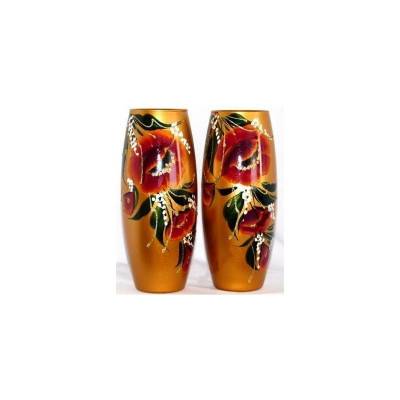 Художественная роспись Кристи на окрашенном стекле Ветар