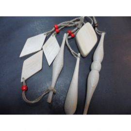 Комплект новогодних подвесок «этно»