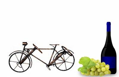 Настенная подставка для вина Велосипед 2 бут Параван