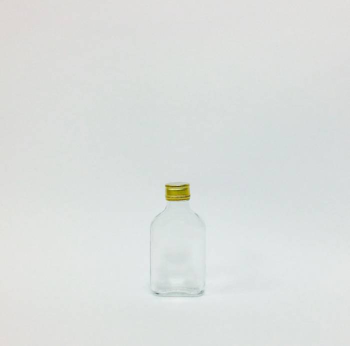 Купити Купити Стеклобутылка прозрачная универсальная под винтовую резьбу Питер 100 мл в Україні в Україні