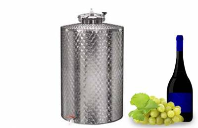 Ёмкость для вина с герметичной крышкой и  люками на 2000 литров, Италия