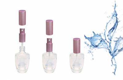 Стеклянный флакон с металическим распылителем "Гиада розовая" 30 мл