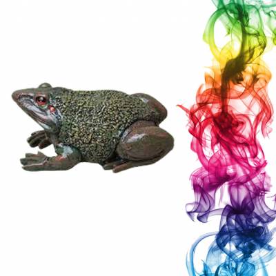 Садовая фигура купить Жаба ага  высота 12 см жасмин