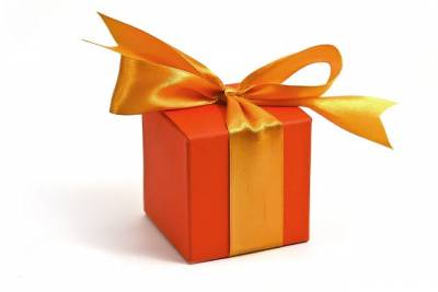 Коробочка для конфет Бриджит оранжевая