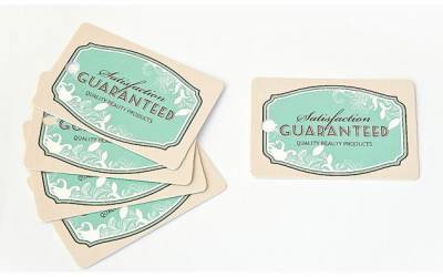 Бирка для декорирования подарка Ретро