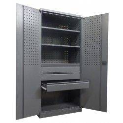 Инструментальный металлический шкаф с ящиками Прин