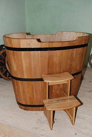 Купель деревянная для бани Штраус 2