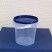 Купить Ведро 1 л прозрачное синяя крышка Вариола