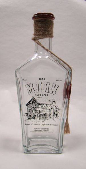 Бутылка стеклянная штоф-Гетьман 0,5л