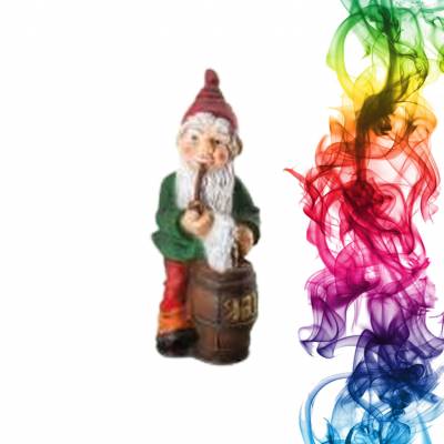 Садовая фигура купить Гном лесоруб высота 80 см айва