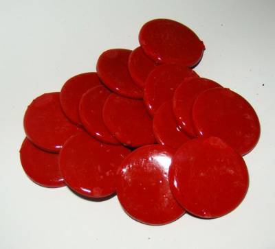 Сургучные таблетки красного цвета 32 мм
