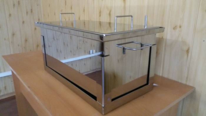 Коптильня с гидрозатвором 400х300х200 2,0 мм Витебск