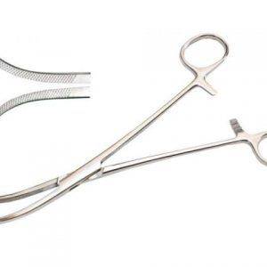 Продажа Зажим с кремальерой для прикрепления белья к брюшине Микулича 195 мм Дельфиниум