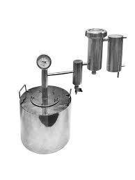 Самогонный аппарат ПЛАТИНУМ с двойным сухопарником один разборный 20 литров Ганцевичи