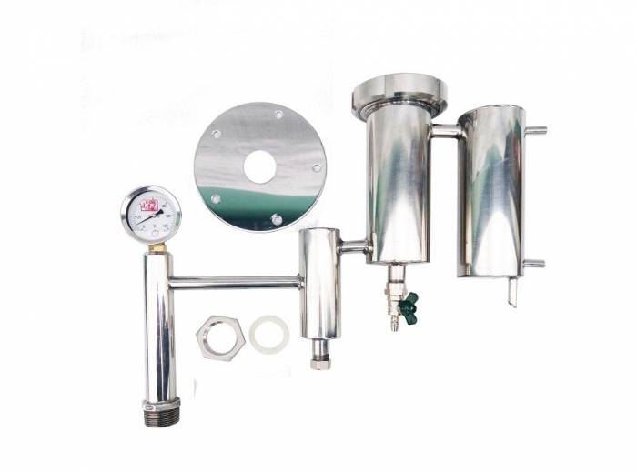 Самогонный аппарат ПЛАТИНУМ с двойным сухопарником один разборный 20 литров Ганцевичи